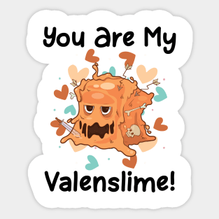 You Are My Valenslime Roleplaying Video Game RPG Couple Gift Sticker